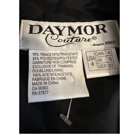 Y2K Daymor Couture Gown & Bolero Jacket Beaded Sweetheart Bodice 4 evening wear - Picture 12 of 14